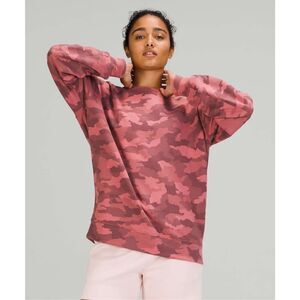 Lululemon Perfectly Oversized Crew - Heritage 365 Camo Brier Rose Multi